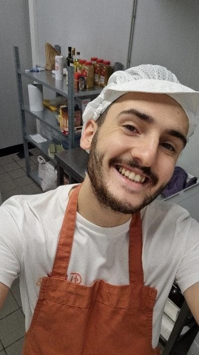 Chef Amedeo dans son atelier